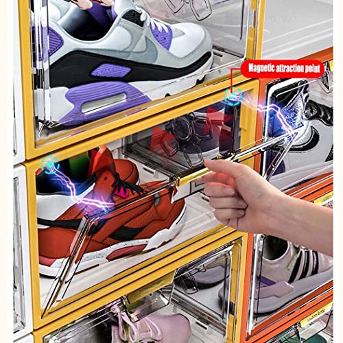 Vitrine sneakers transparente en plastique rigide haute densité blanc épuré