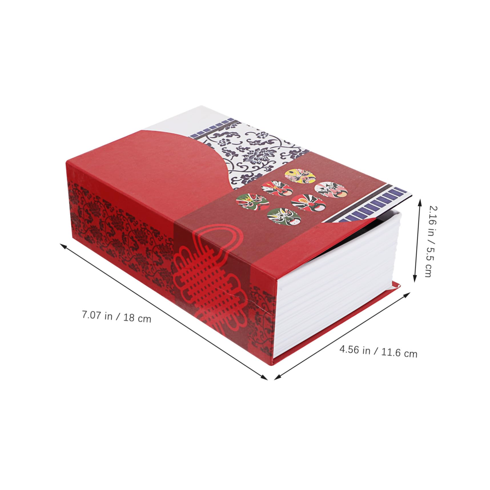 WOONEKY Cassetta Di Sicurezza Con Codice A Libro Mini Cassaforte in Metallo Cassaforte A Libro Nascosto Per Denaro