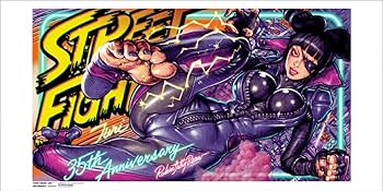 ロッキージェリービーン　ストリートファイター ポスター エロスティカフレーム付き Amazon.co.jp: ロッキンジェリービーン ストリートファイター ジュリ