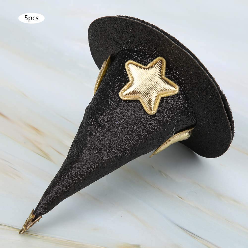 Chapeau De Sorcière Miniature Noir - Pince à Cheveux Pour Halloween, Déguisement - Accessoire Photo Fête