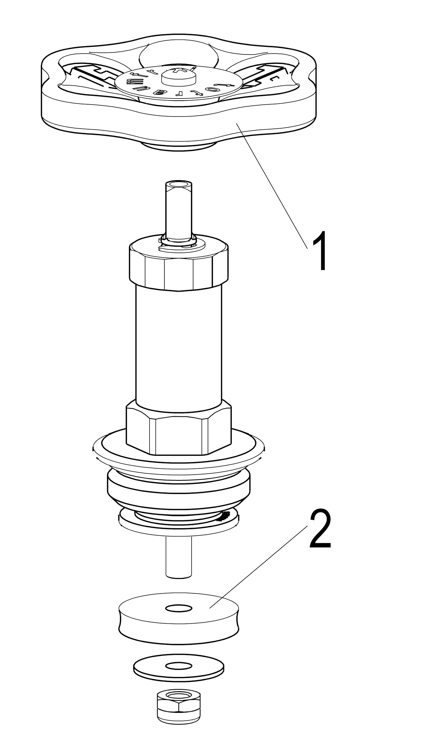 JS FETTKAMMER-OT F.FREISTROMVENT. DIN3502,N.ST.SP.,DN25,1",PTFE