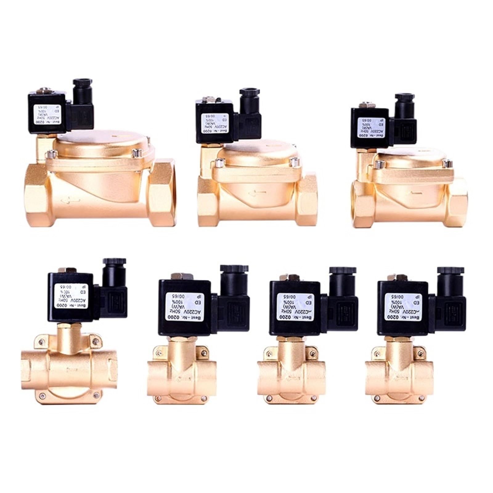 Electric Solenoid Valve Normally Closed Brass(0927600,NBR-Seal_12VDC)