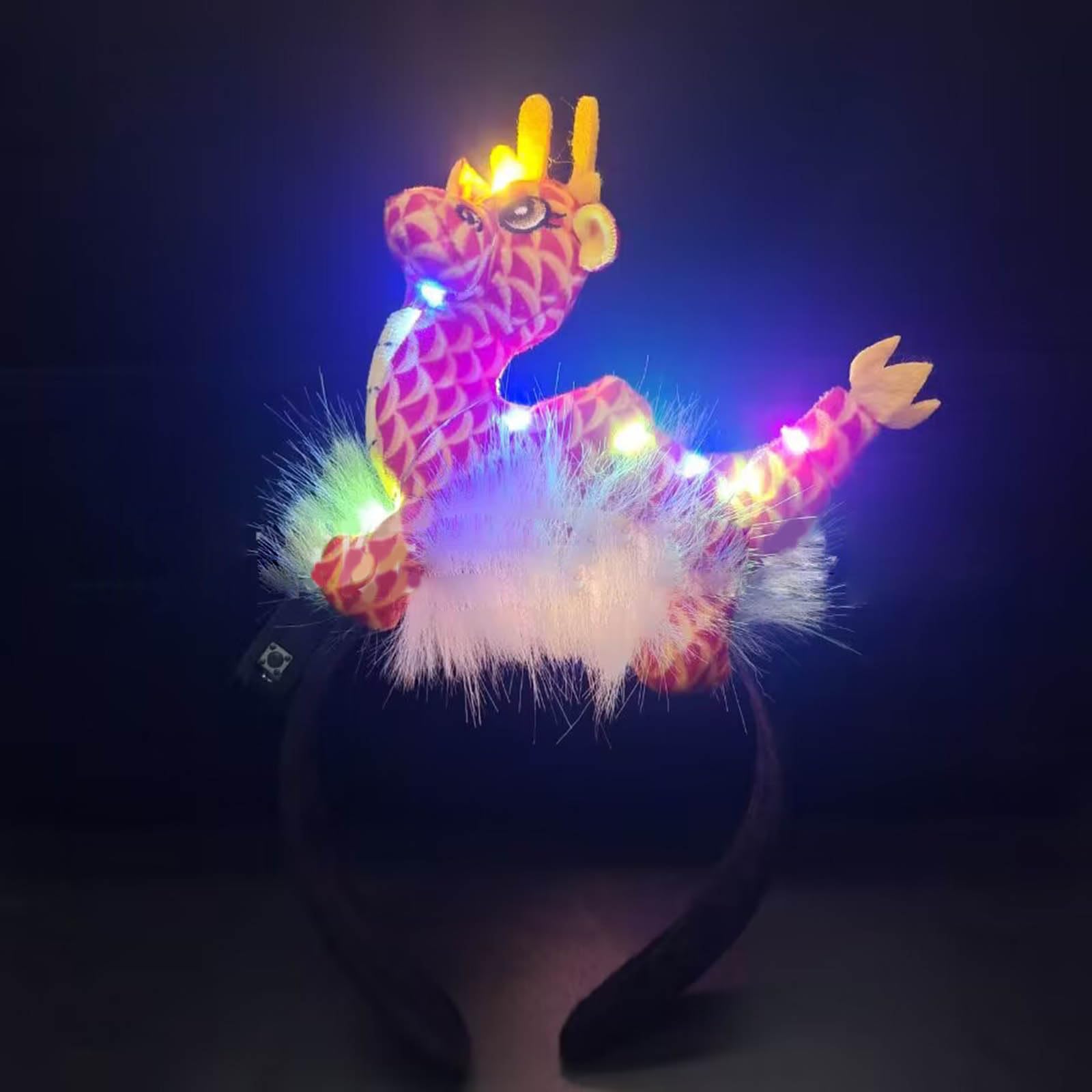 Lot De 5 Serre-têtes LED En Forme De Canard - Accessoire Cosplay, Fêtes, Festivals, Cheveux Animaux Lumineux