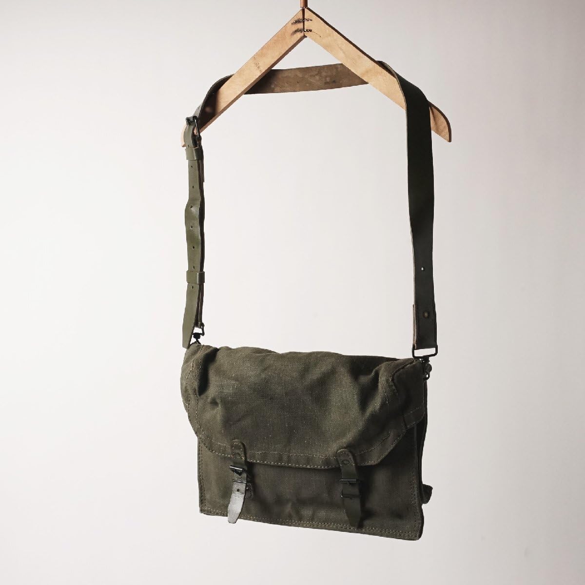 50s フランス軍　ショルダーバッグ 50's FRENCH ARMY TTA Linen Shoulder Bag / フランス軍