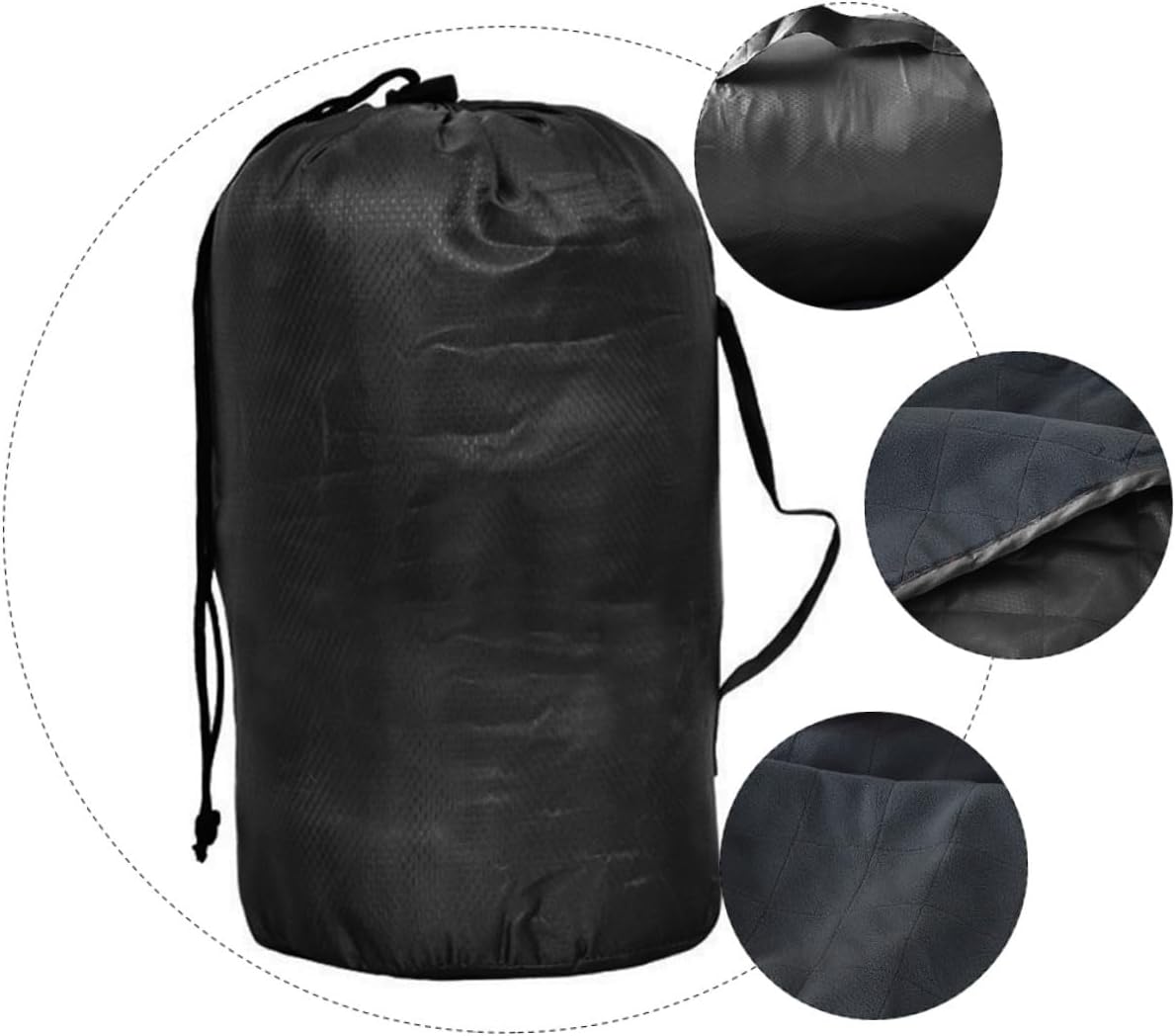 BESPORTBLE Outdoor Camping Blanket Warm Fleece Nap Blanket Waterproof Sandproof Foldable Picnic Mat Moisture-Resistant Ground Cover for Hiking and Outdoor Recreation