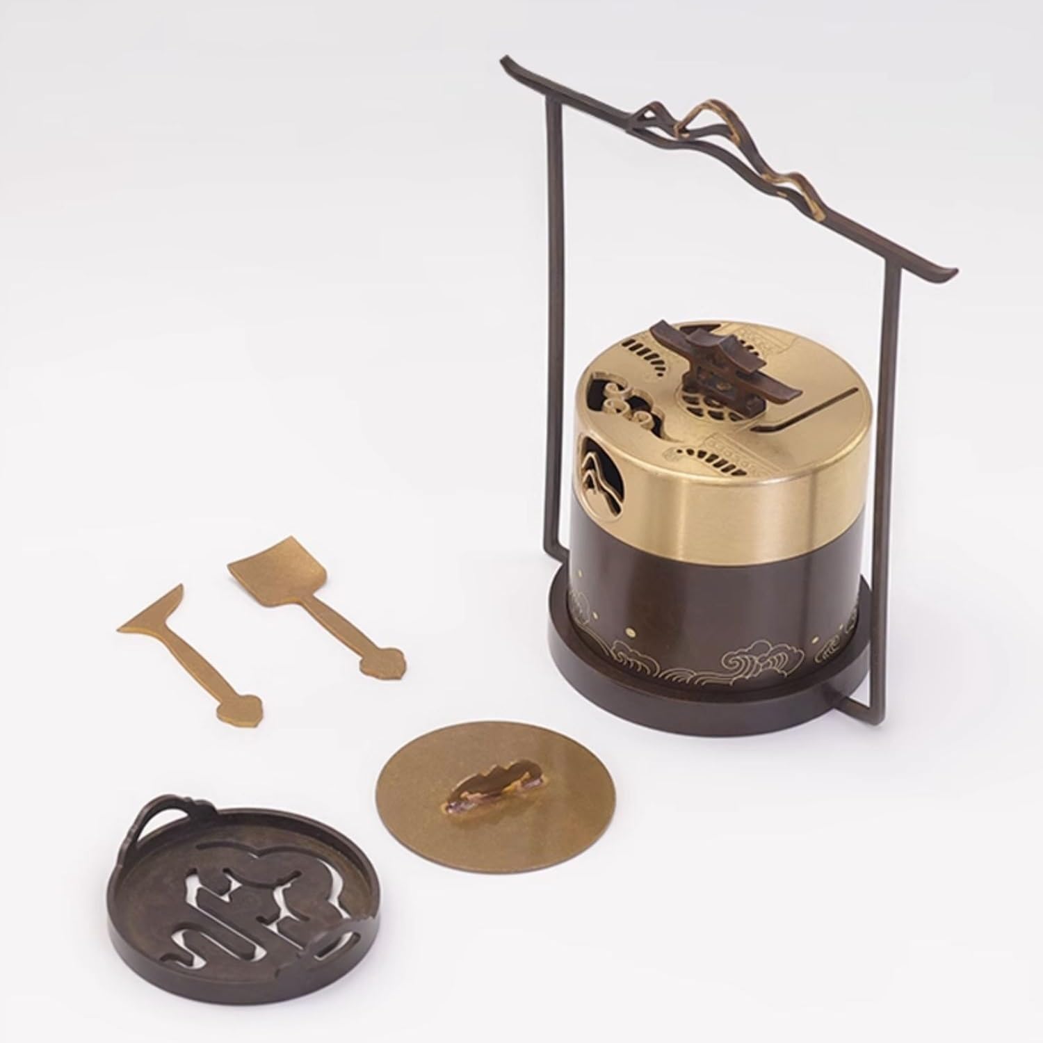 Incense Burner Retro Creative Incense Burner Set Interior Decoration Holder for Office Yoga and Home Incense Holders