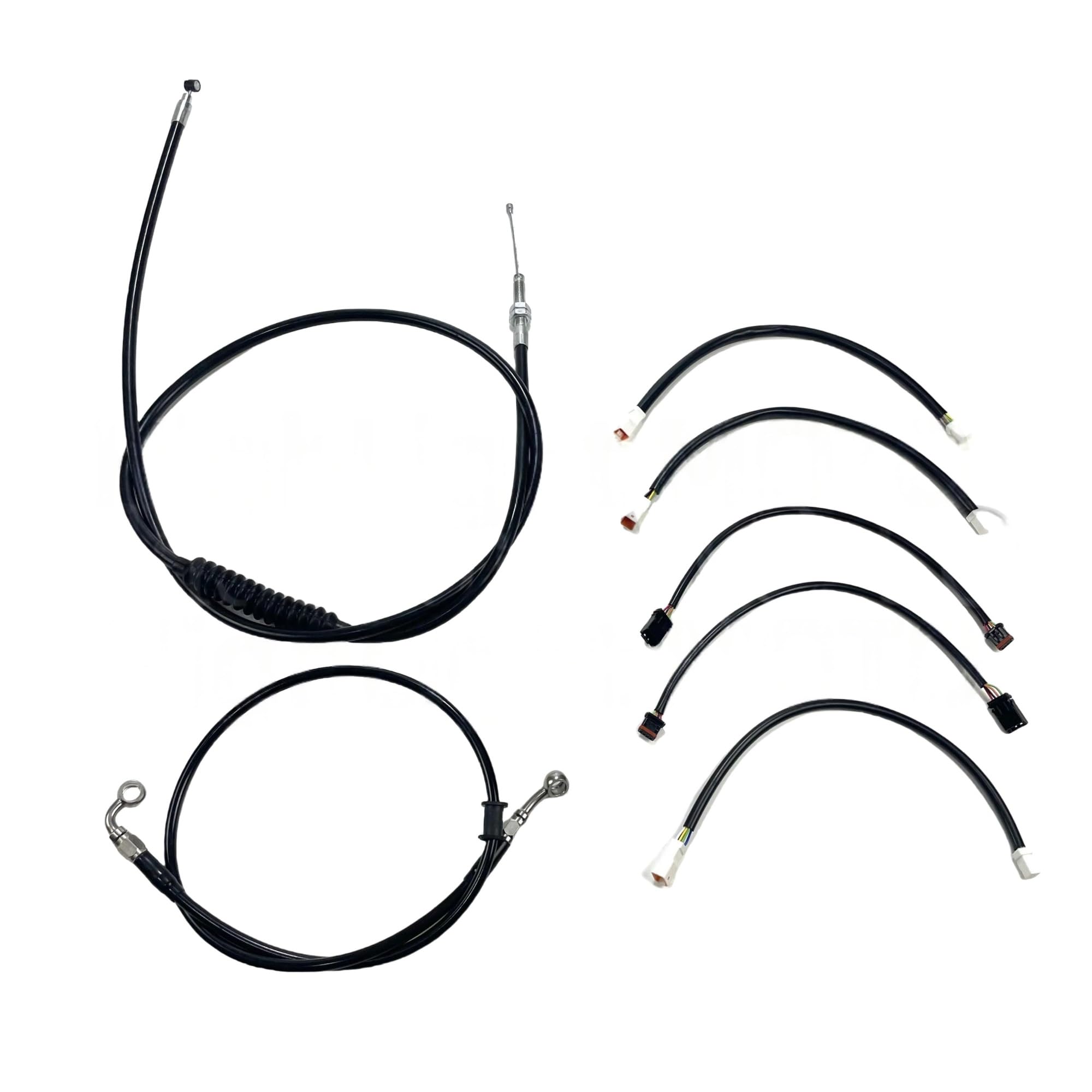 Cables de acero tejidos extendidos para motocicleta, cable embrague para tubo aceite freno, para Nightster 975 2021-up