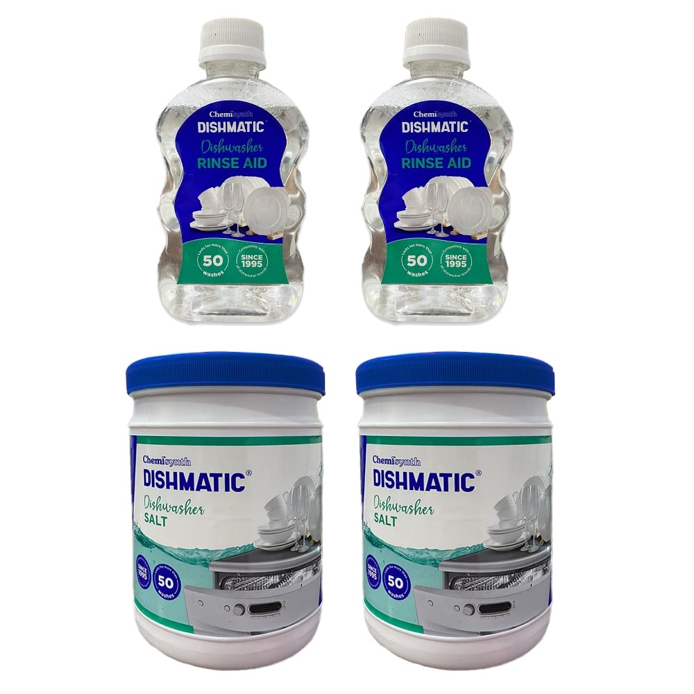 Buy Dishmatic Dishwasher Salt and Rinse Aid, Automatic Dishwashing