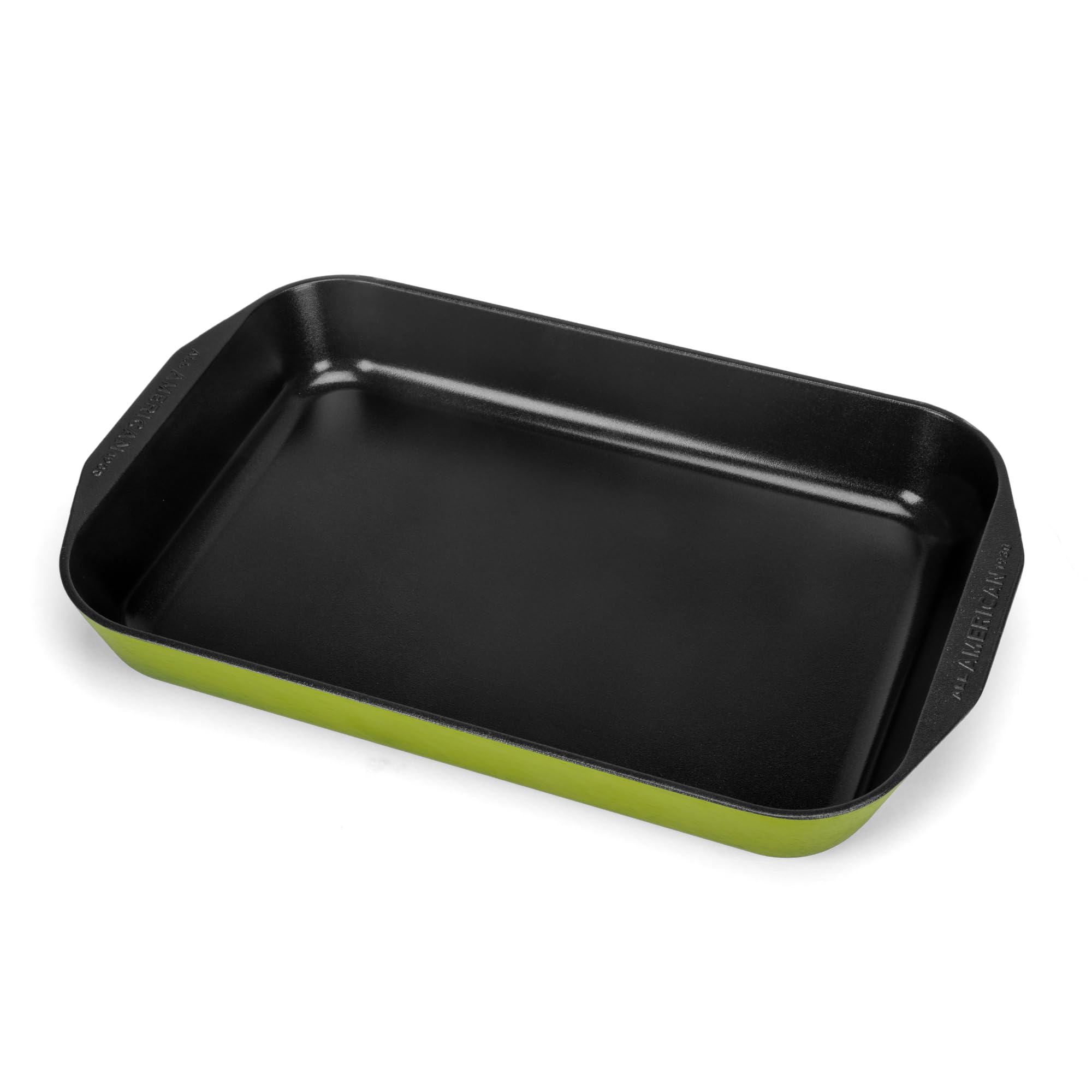 All American 1930 - XL Roast Pan with Ceramic Non-Stick Coating - Kelp - Durable &amp; PFAS Free - Designed to Transition from Stovetop to Oven - Made in the USA