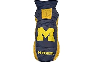 Pets First Collegiate Michigan Wolverines Puffer Vest