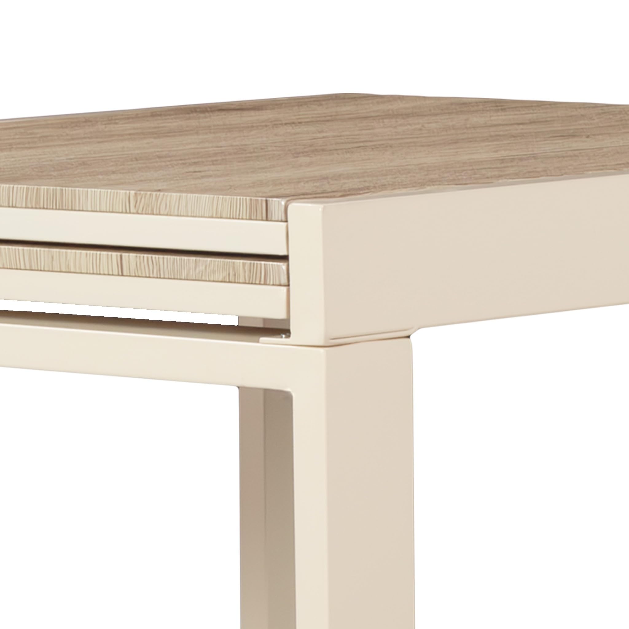 yelloo SANREMO Tavolo Bar Cucina Colore BEIGE 70x70 Allungabile 140 cm Tavolino Mod. SANREMO