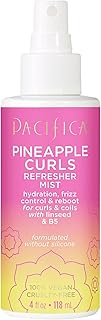 Pacifica Beauty, Pineapple Curls Refresher Mist, Refresher Spray for Curls, Coils and Waves, For Textured Curly Hair, 100%...