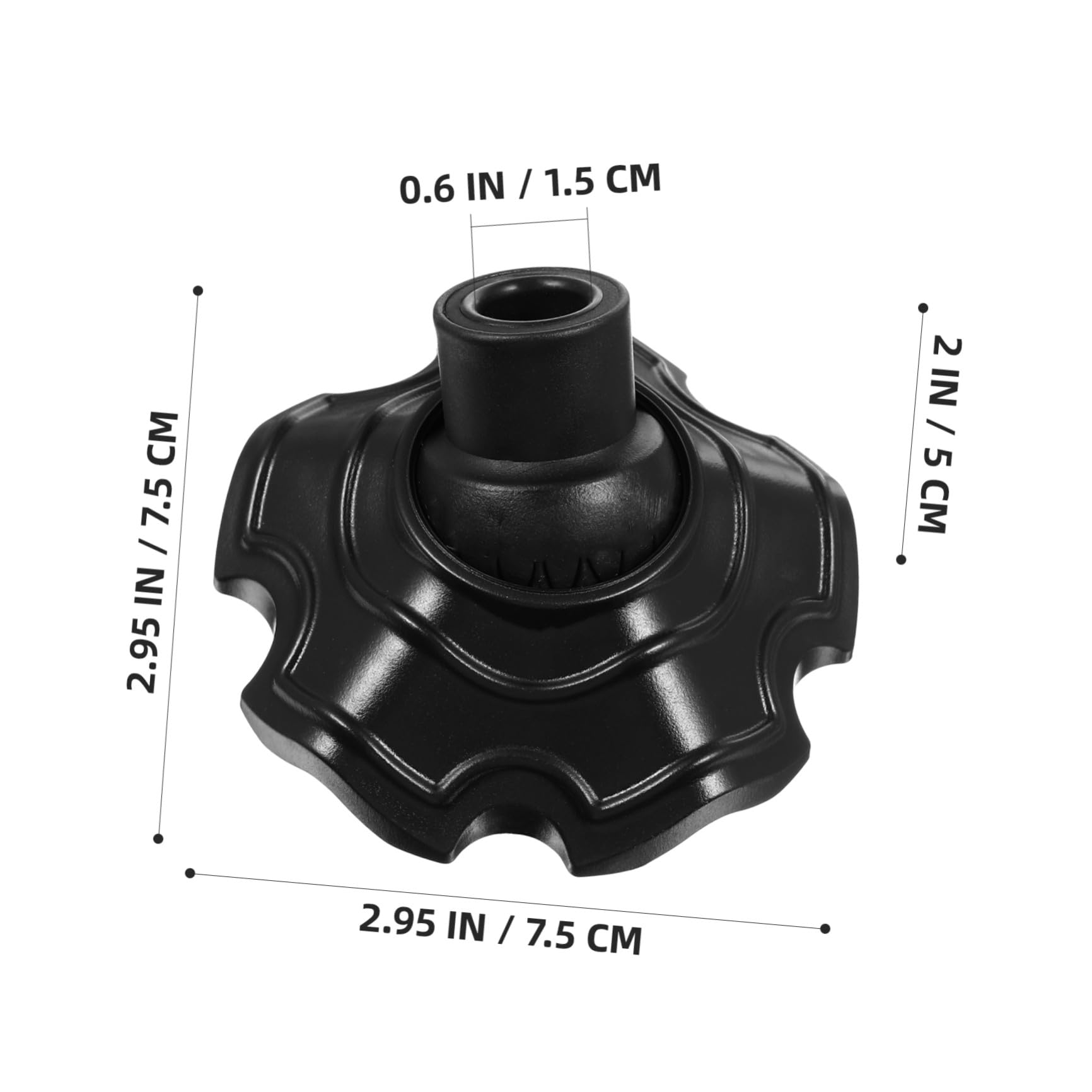 Ciieeo para Patas de Sillas de Camping 15 MM Fundas Reutilizables Antideslizantes para Patas de Muebles y Mesas de Exterior Juego de 4 Unidades para Proteger Suelos Delicados