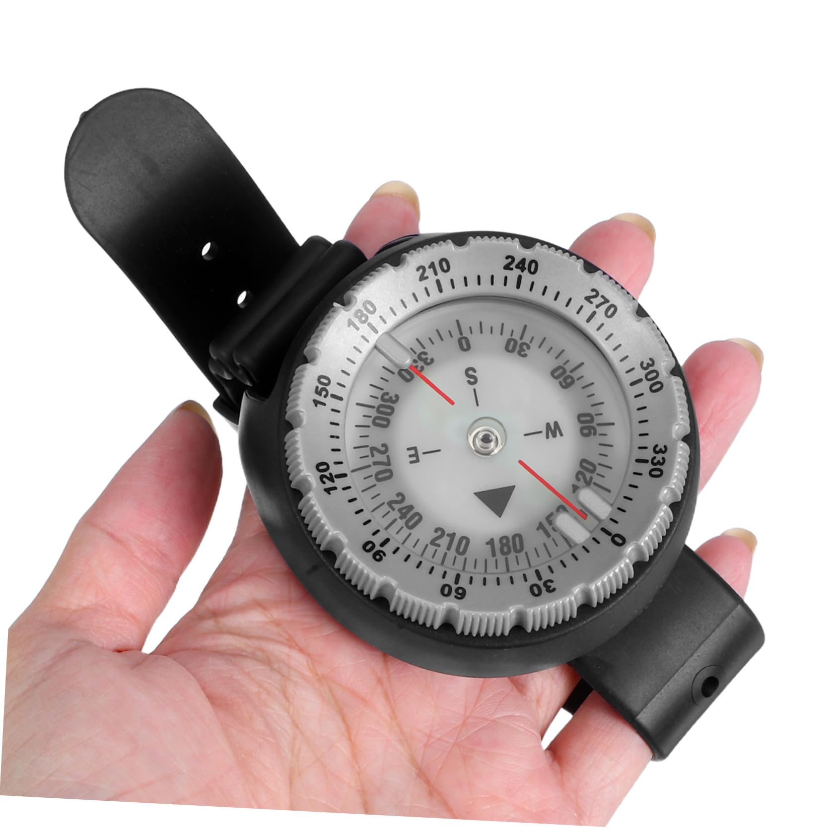 Brújula de Muñeca para Buceo Resistente al Agua Precisión Alta Navegación Pulsera para Actividades Acuáticas y Kayak