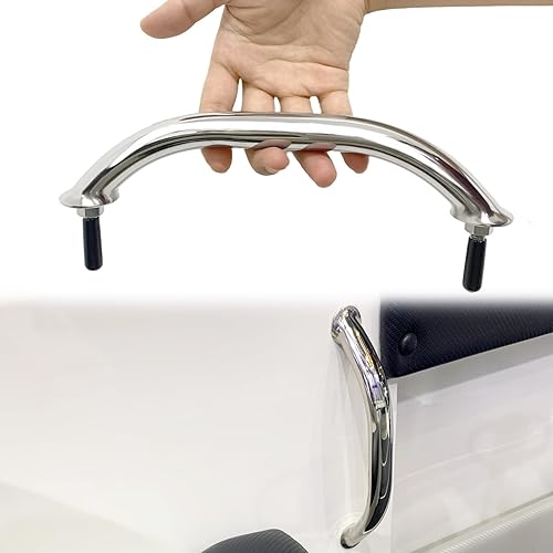 Asa de agarre de barco de 8 pulgadas, acero inoxidable 316, accesorios para barco marino para multiusos (1 unidad) (8 pulgadas)