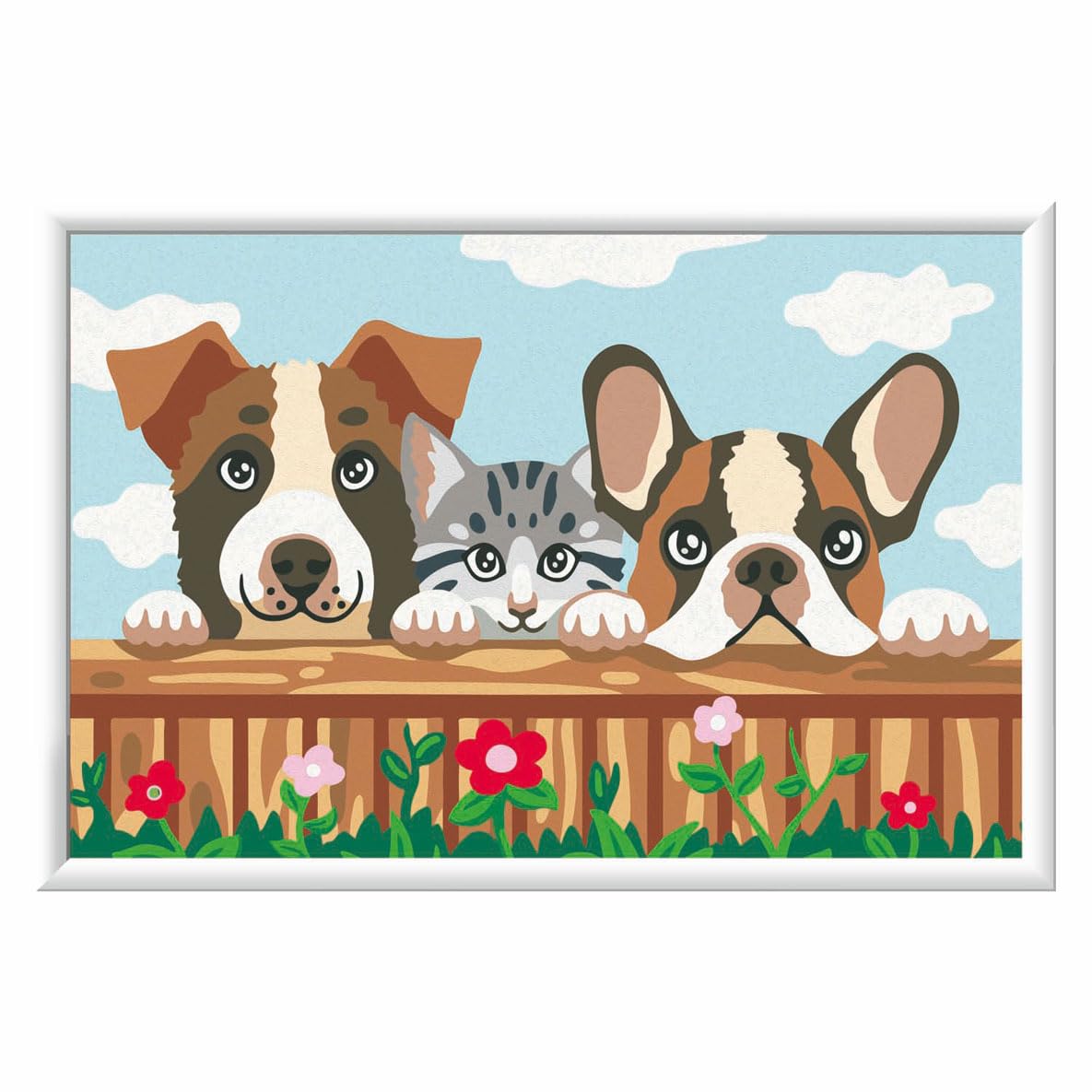Ravensburger peinture par numéros ensemble chats et chiens jouets créatifs