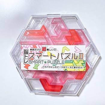 Amazon.co.jp: 成近屋 脳トレスマートパズル 2個セット 緑 赤