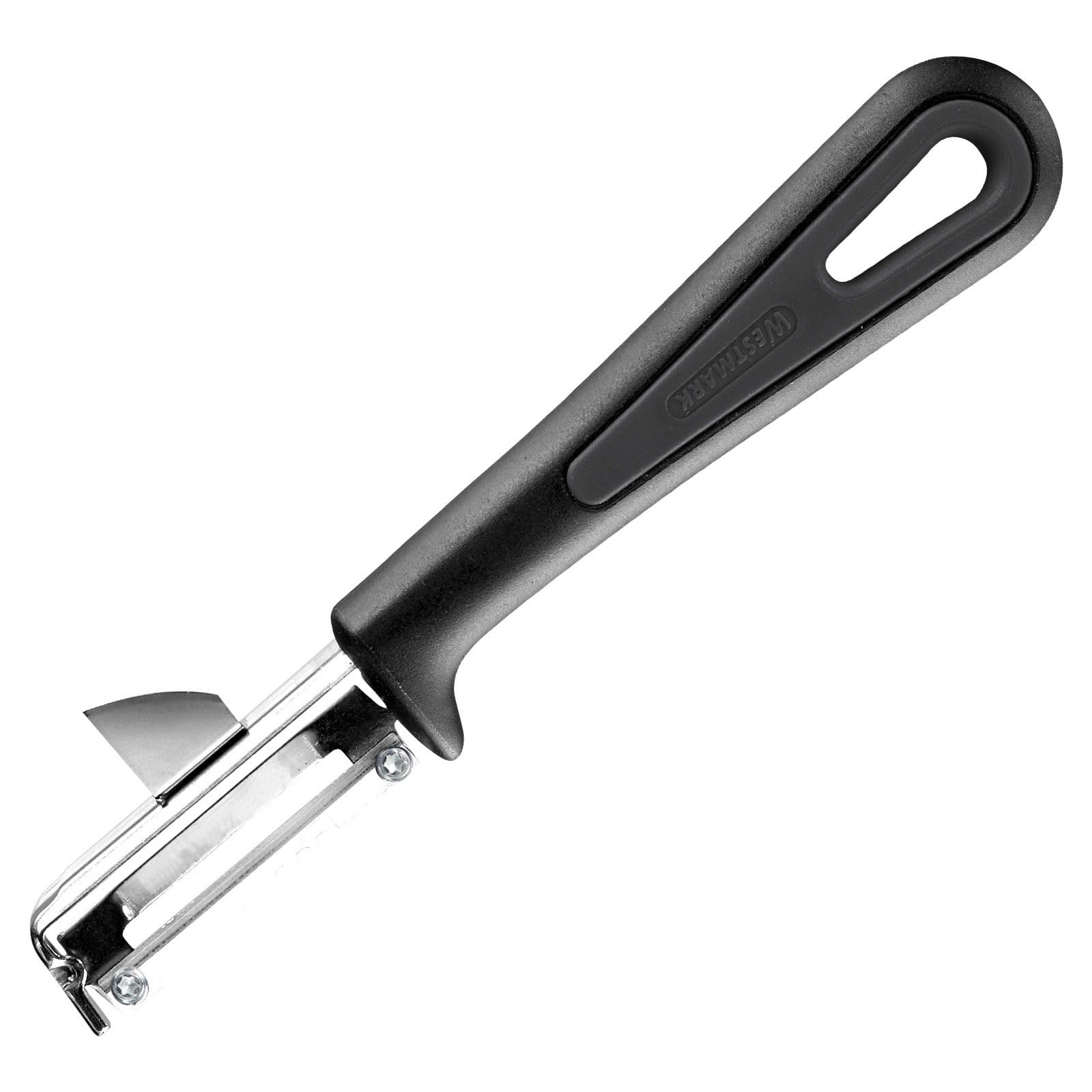 Westmark Black/Silver "Gentle Swivel Peeler For Left Handers, 16.5 X 3.7 X 1.8 Cm