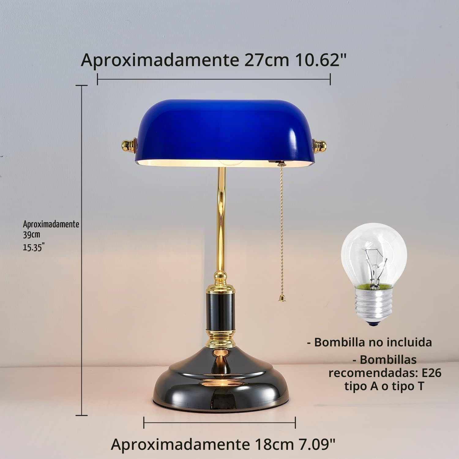 その他  ECONOMICS EXPERIMENT Table Light 5 Amazon.com: Yeefamons Lámpara tradicional de banquero, pantalla de