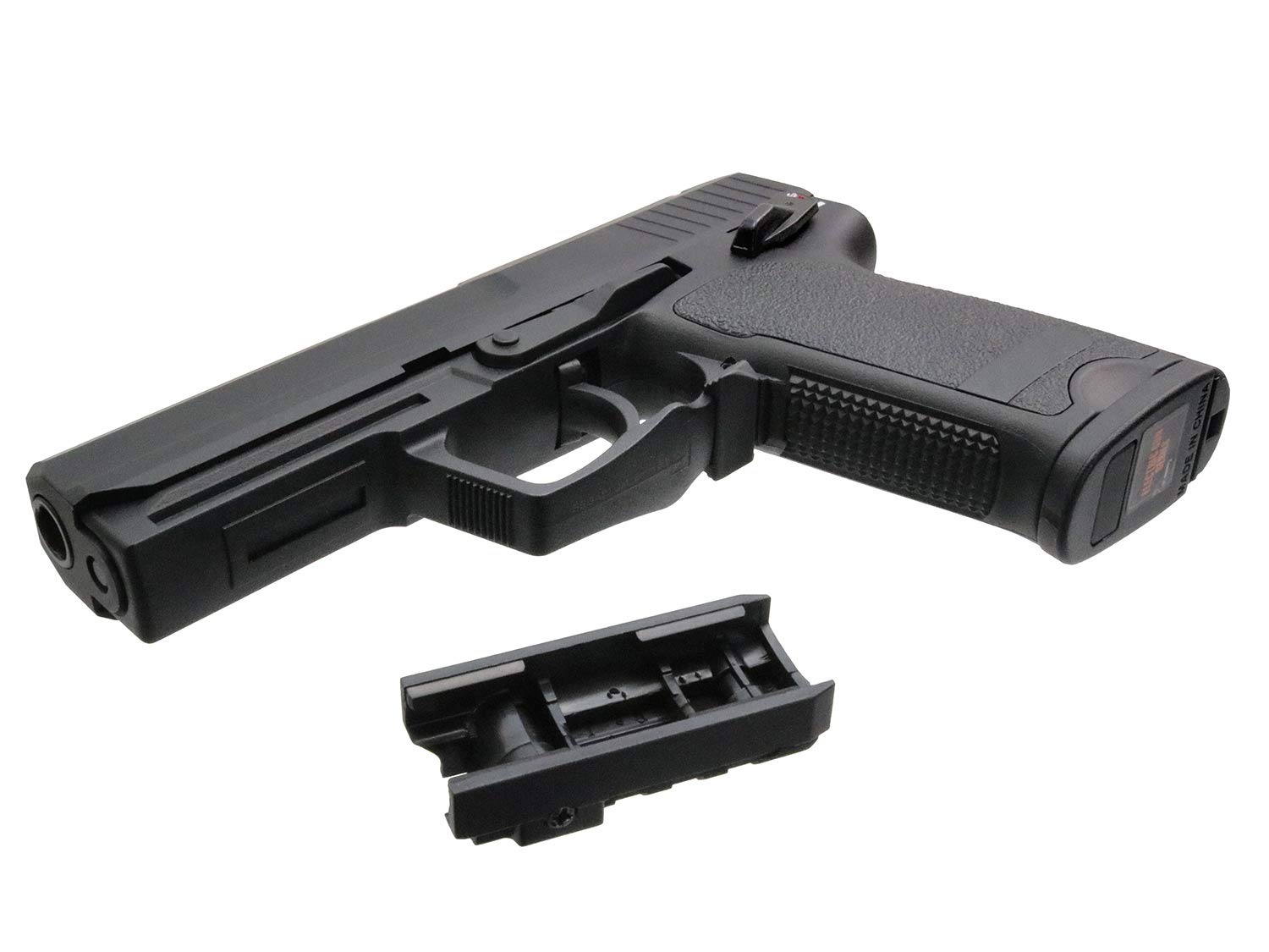 PACK Pistolet Airsoft Cyma-CM125S/plastique Haute résistance et métal/Couleur Noir/électrique (0.5 Joule)/Semi-Full Automatique/Lipo-Mossfet