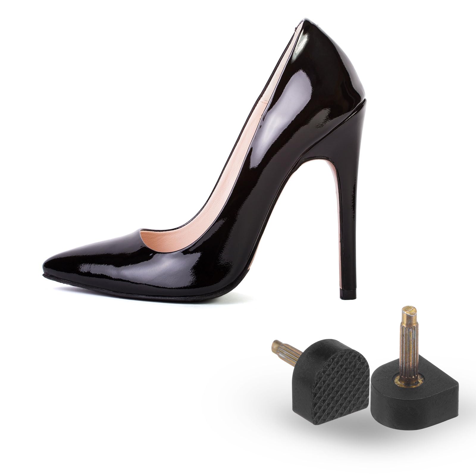 QUARKZMAN Alto Tacón Reemplazo Puntas Kit Zapatos Tacón Reparación Protectores Tapones Tacos para Alto Tacón Zapatos