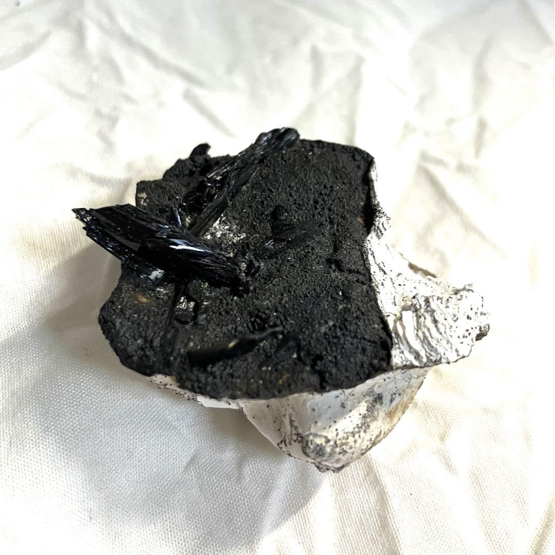 希少 ヴィヴィアナイト シェルフォッシル 藍鉄鉱 貝化石 原石 標本 118g