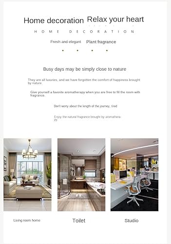 Miniatura 9 de Aromaterapia sin fuego Vida Eterna Flor Aceite Esencial Hogar Incienso Habitación Perfume Vida Eterna Flor Aromaterapia Decoración (campanilla de