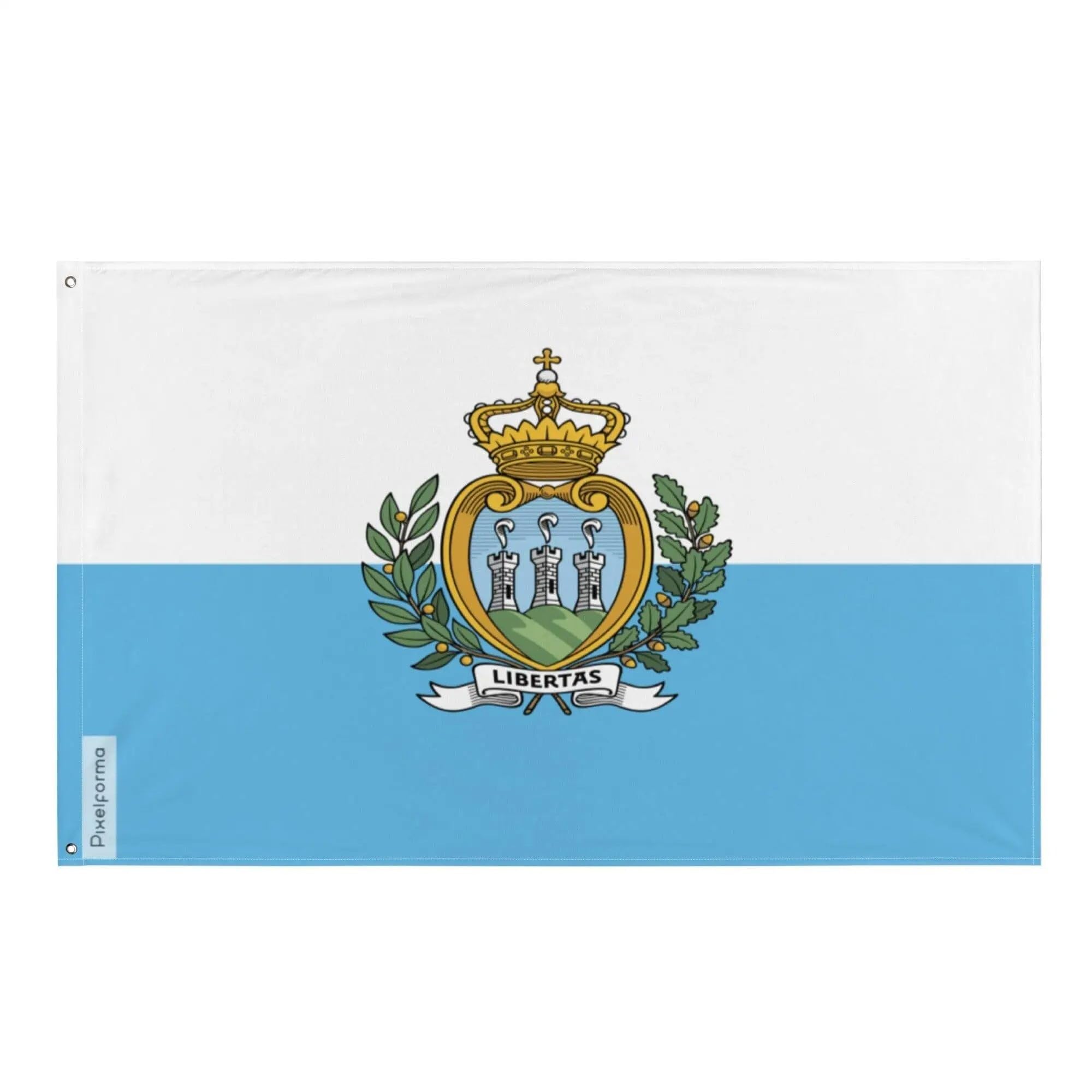 Drapeau de Saint-Marin pour pavoiser votre extérieur et façade