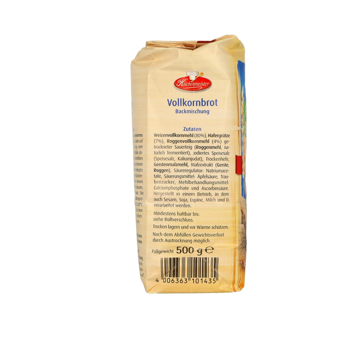 Frießinger Mühle Vollkornbrot Brotbackmischung 5x500g