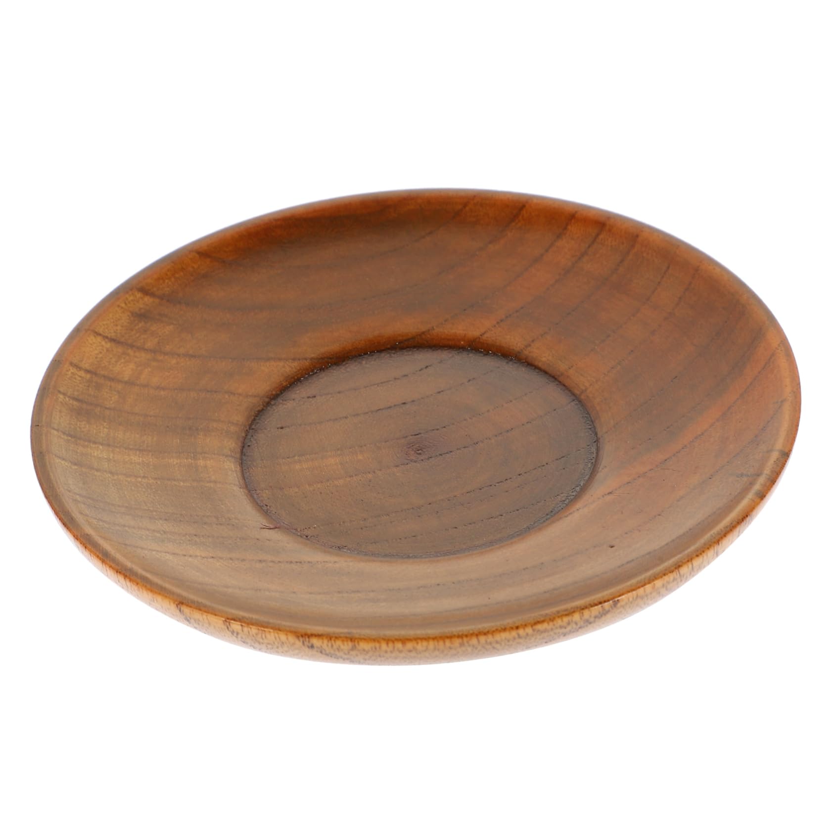 BEBEMOKO 2pcs Vinegar Dish Para Mini Postres Breakfast Tray Mini Plates Small Bowl Food Serving Plate Dip Bowl Portable Food Plate Fruit Charcuterie Boards Household Snacks Tray Wood
