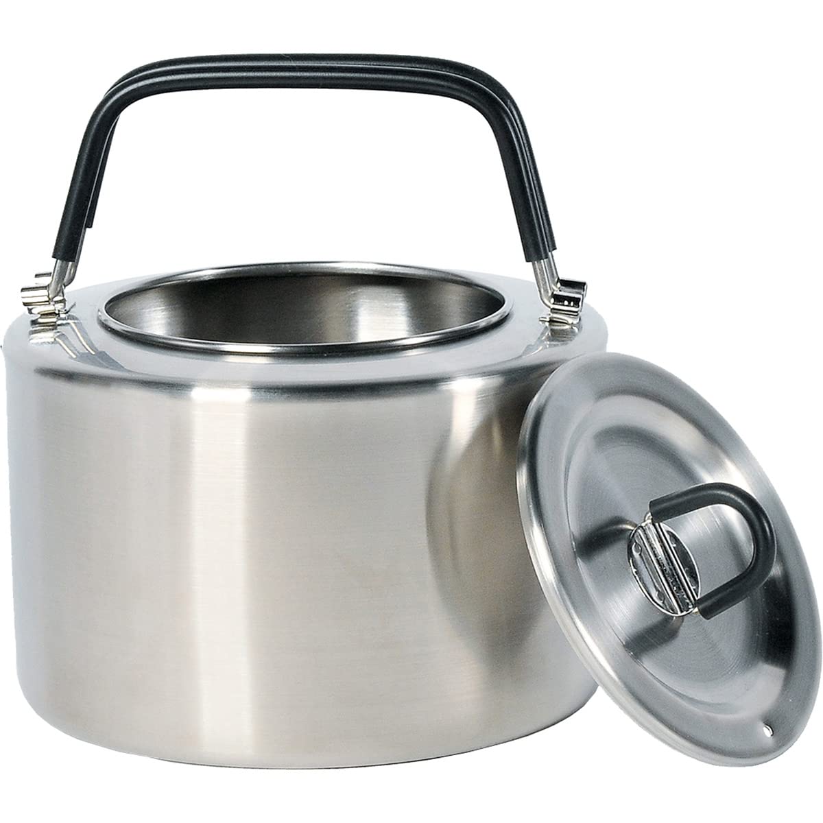 Captain Stag UH-524 Enameled Coffee Pot, 0.4 fl oz (1.1 L), White