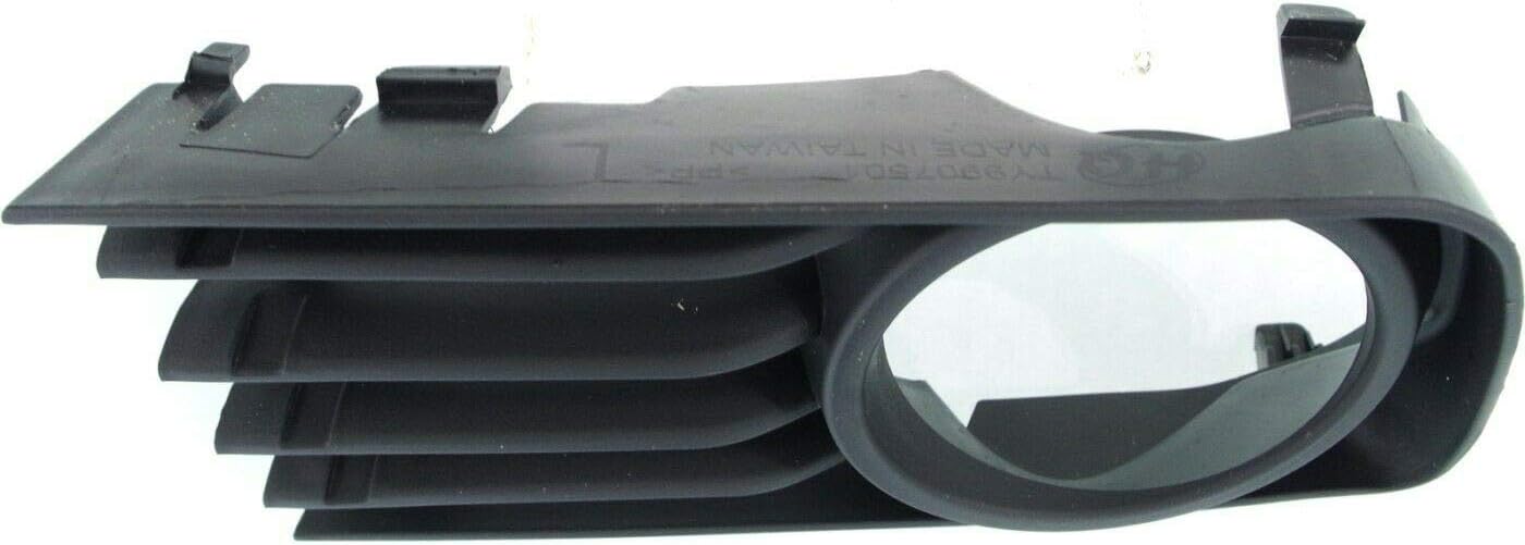 DAT AUTO PARTS Front Left Driver Side Fog Light Bumper Cover Grille Replacement For 2004-2009 Toyota Prius Matte-Black Textured Made of Plastic TO1038118 5311347030
