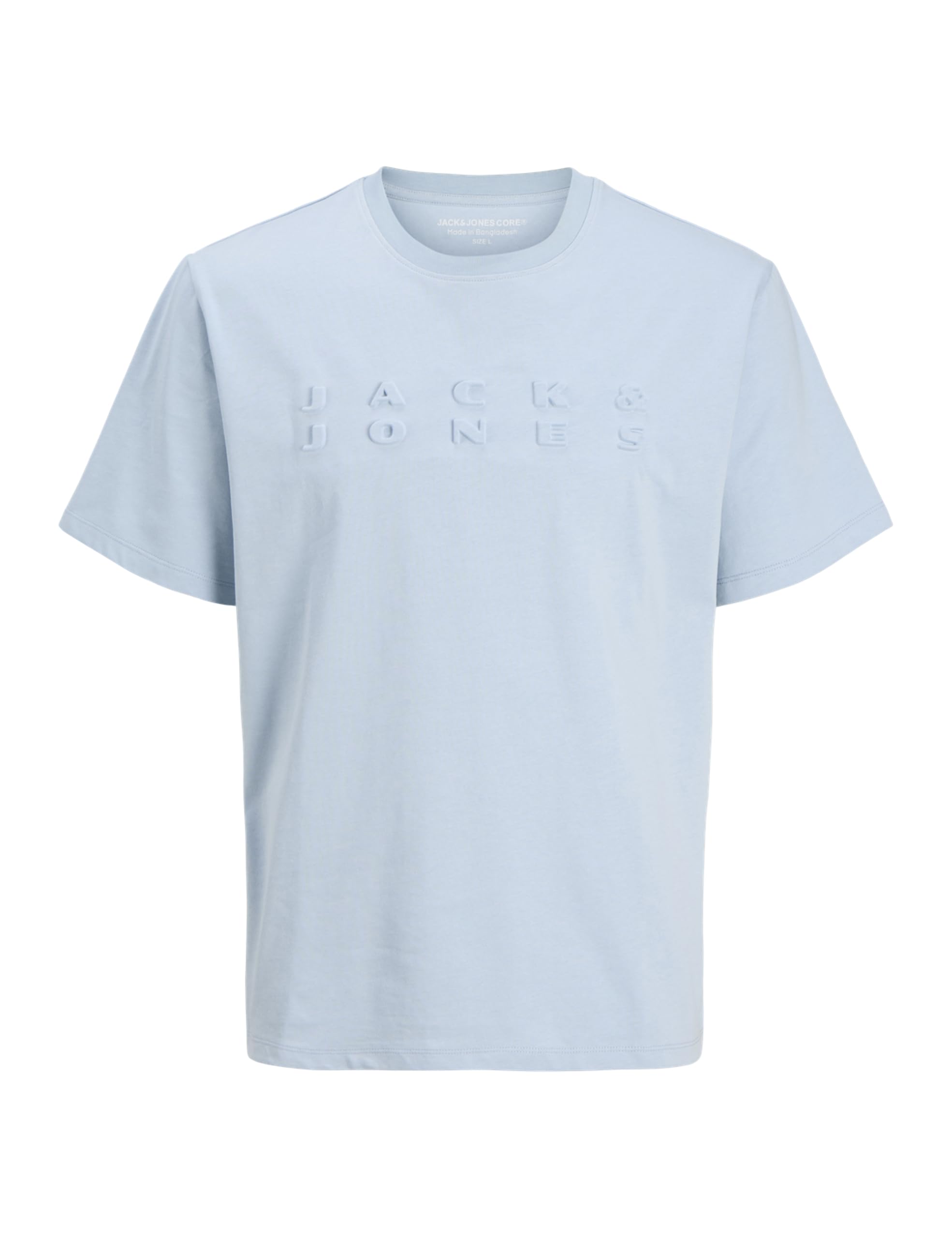 JACK & JONES Jcopacer Print Tee SS Crew Neck, Subdued Blue, S