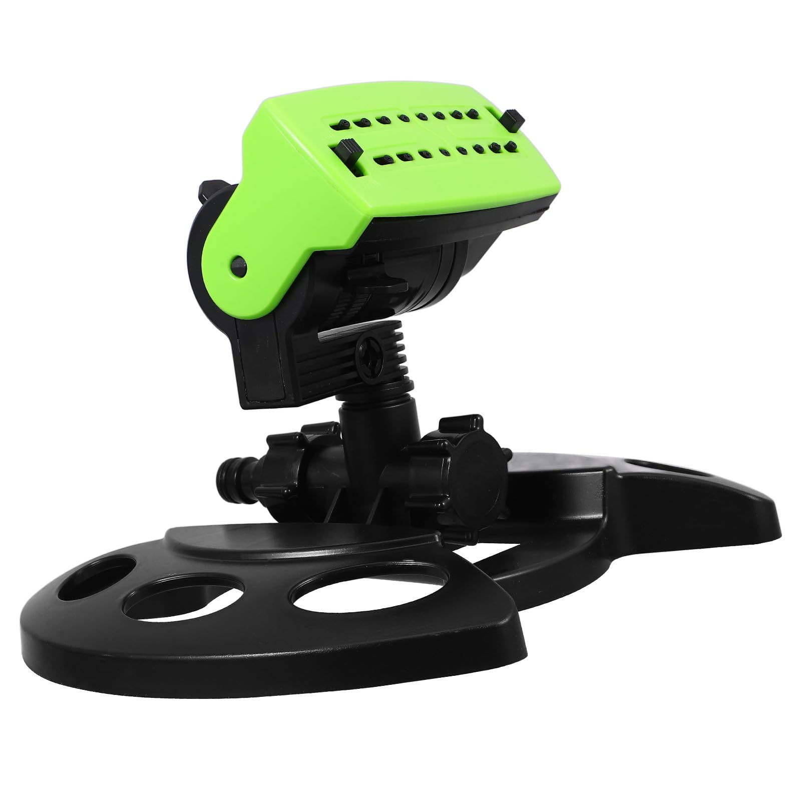 Arroseur de Jardin Automatique Rotatif Noir en Abs