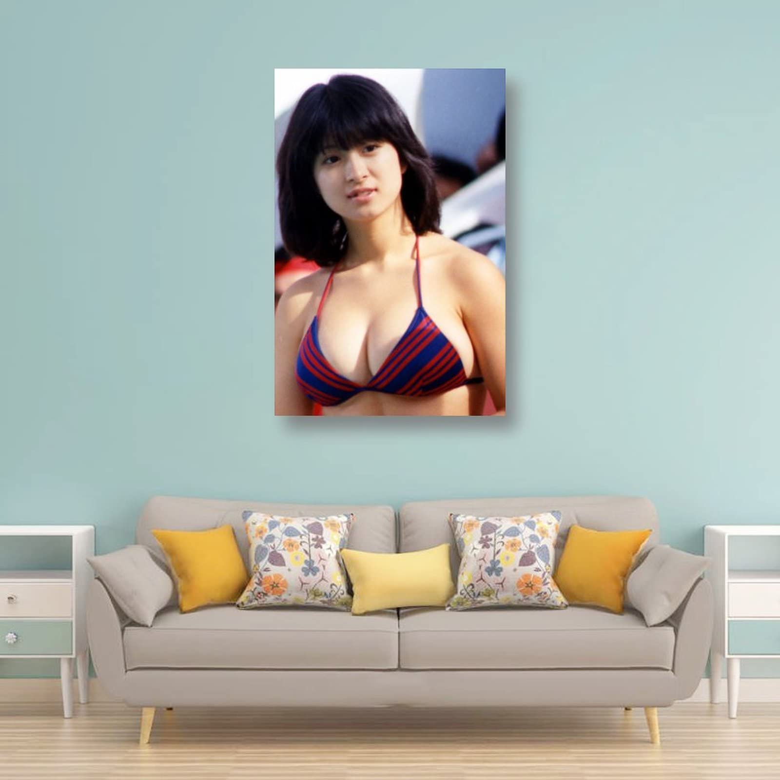 Amazon.co.jp: 河合奈保子下着セクシー写真 ポスター アートパネル