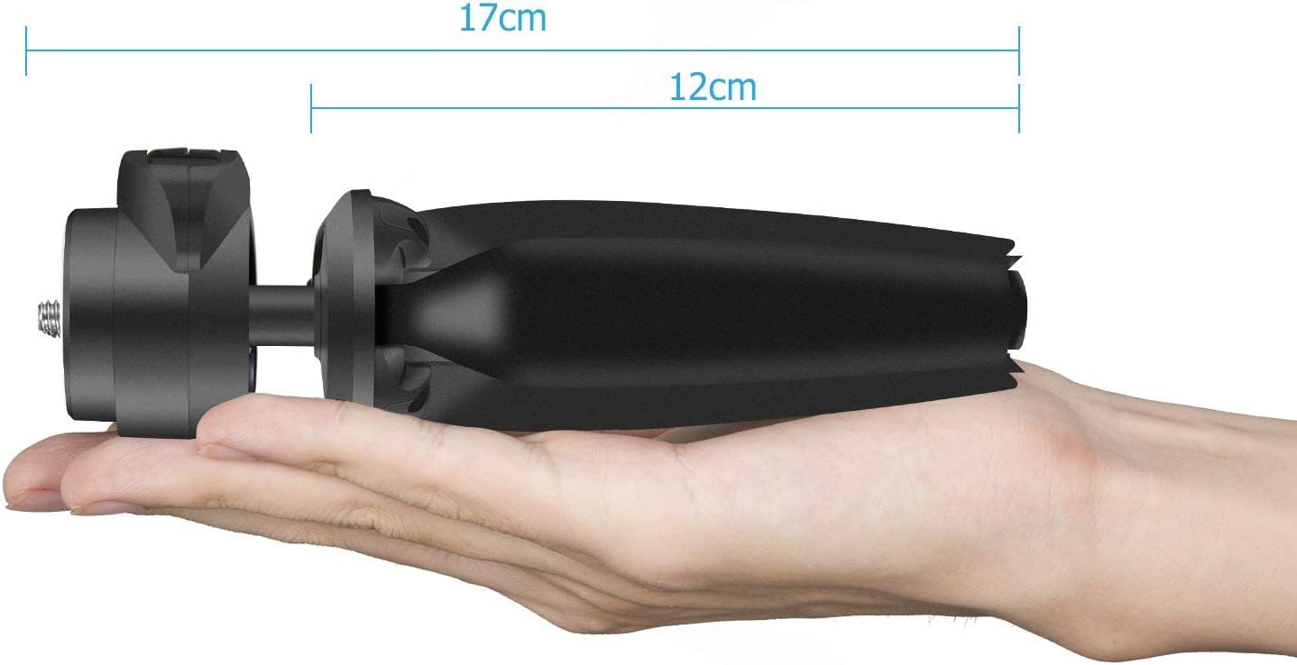 Heavy Duty Tripod, UBeesize Phone Camera Tabletop Mini Tripod Cell Phone Clip Holder, Compatible with iPhone, Smartphones, Gopro, Webcams, Compact Cameras DSLRs