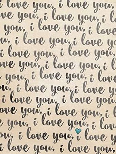 The Poster Corp Jo Moulton – I Love You - Rustic Fine Art Print (22.86 x 30.48 cm)