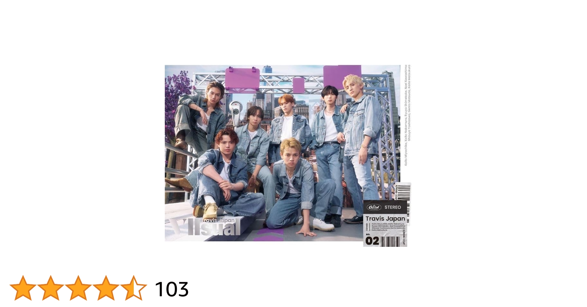 Travis Japan Visual CD フォトカード付き VIIsual【CD】【+Blu-ray】 | Travis Japan | UNIVERSAL MUSIC STORE