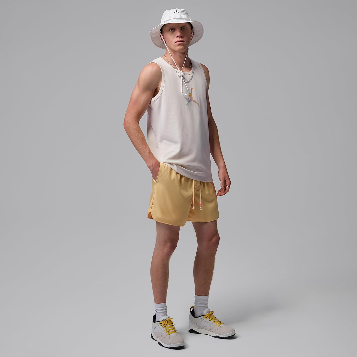 Jordan Brooklyn Men's Festival Tank (Pale Ivory)