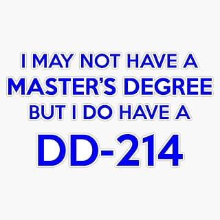 HOF Trading Dd214 - Military Discharge Form - Dd-214 Vinyl Sticker Waterproof Decal Laptop Wall Window Bumper Sticker 5"