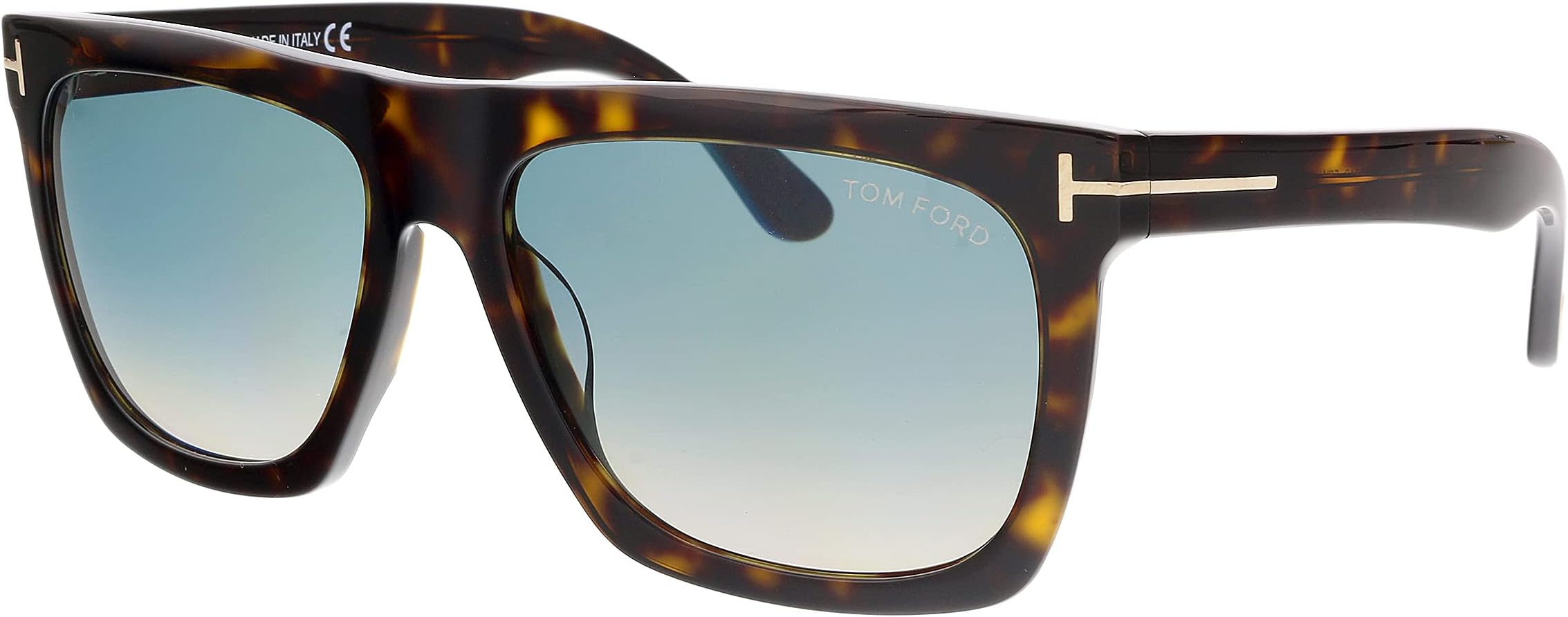 FT0513 Morgan Square Sunglasses, Dark Havana, 57-16-140