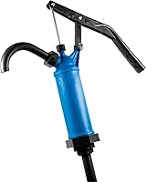 Performance Tool W54268 Blue Lever Action Barrel Drum Pump - Fits 5-55 Gallon Drums, 9oz/Stroke for Fuel & Acids