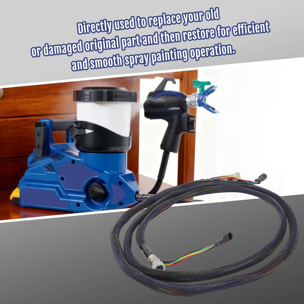 6FT Replacement Hose for Graco Ultra/Ultimate Quick Shot Airless Sprayer