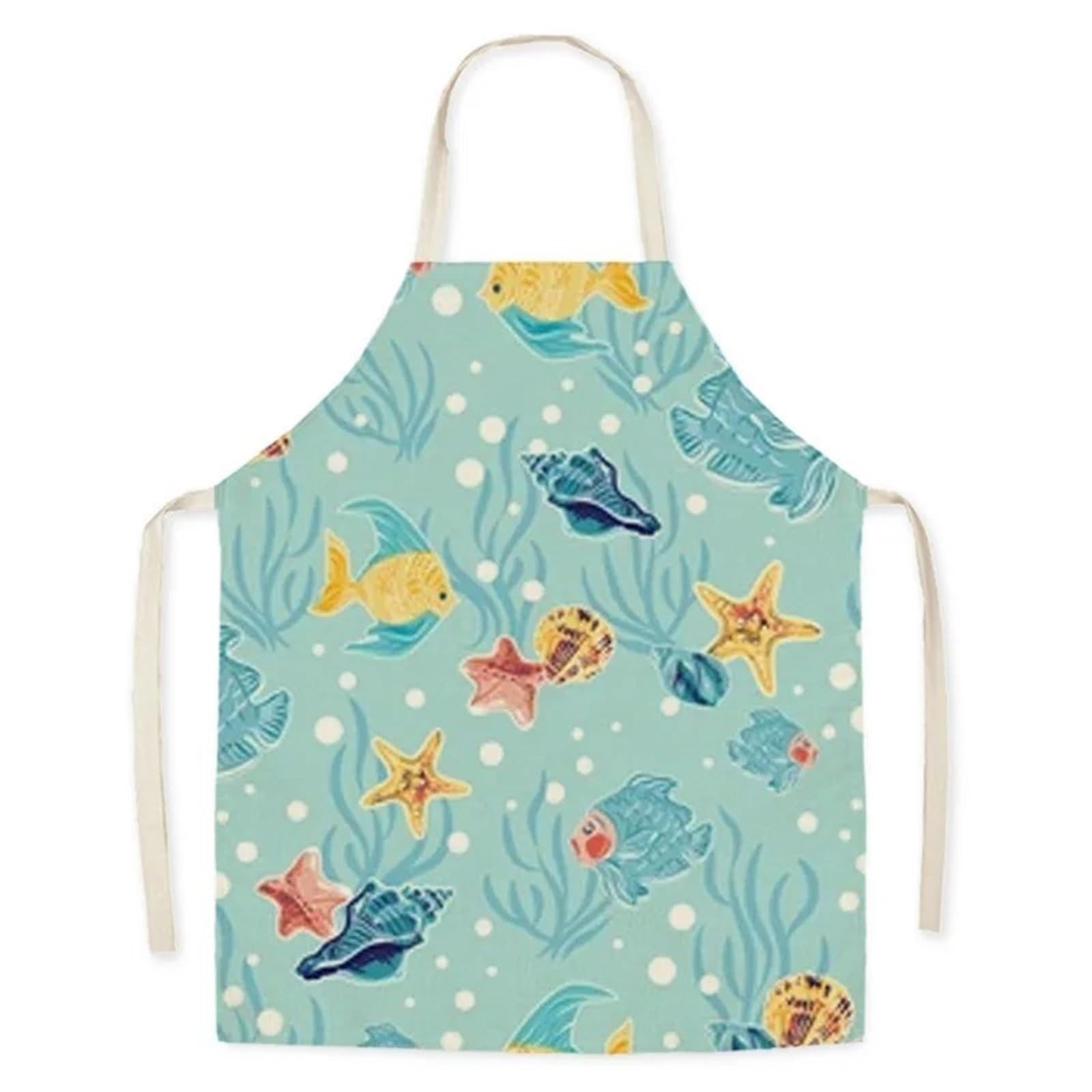 Grembiule da cucina floreale con frutta tropicale 5 pezzi per Cucinare