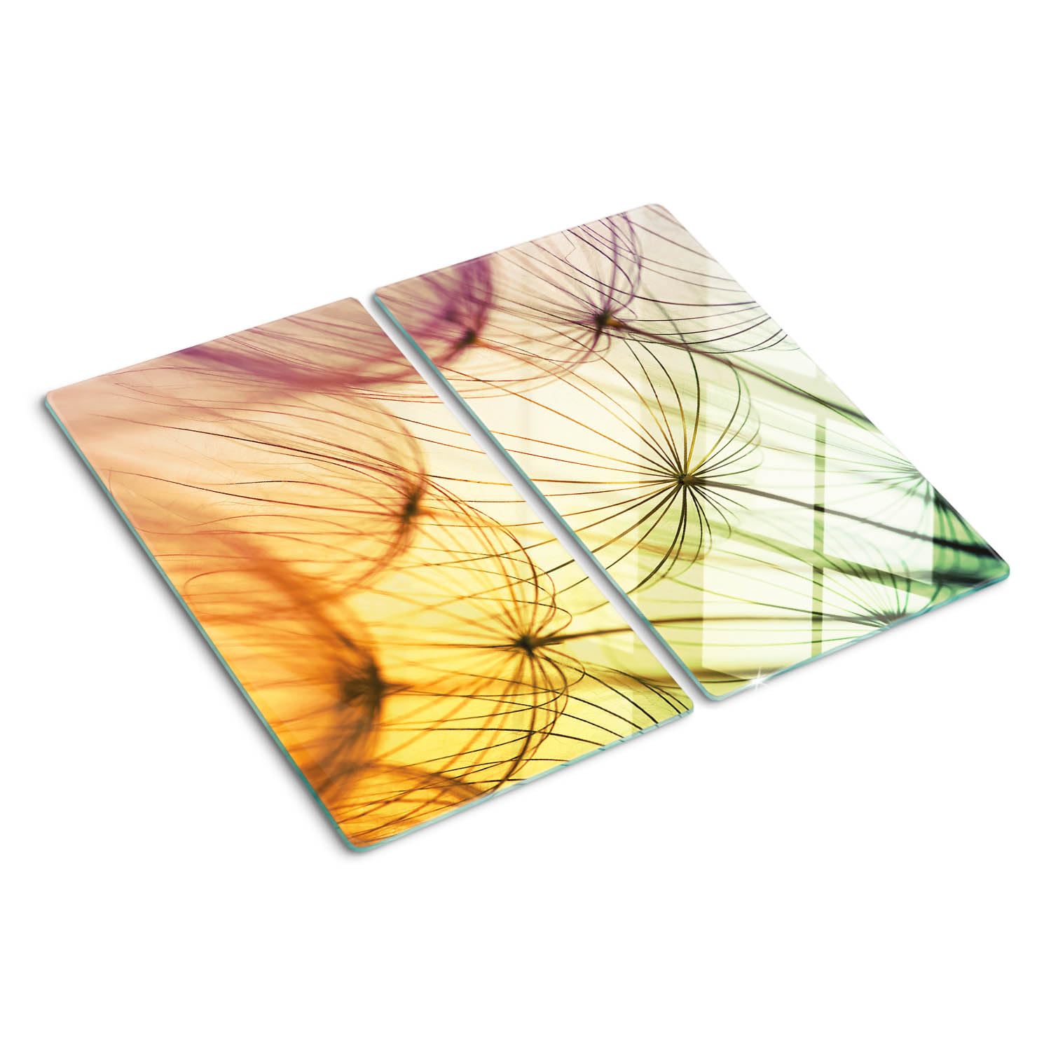 Planche de découpe en verre résistant à la chaleur pour cuisine