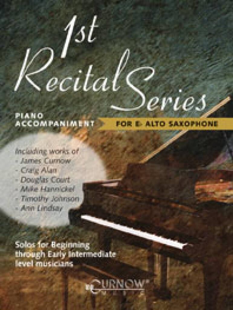 Eb Alto Saxophone livre de musique P-A 1st Recital recueil méthode