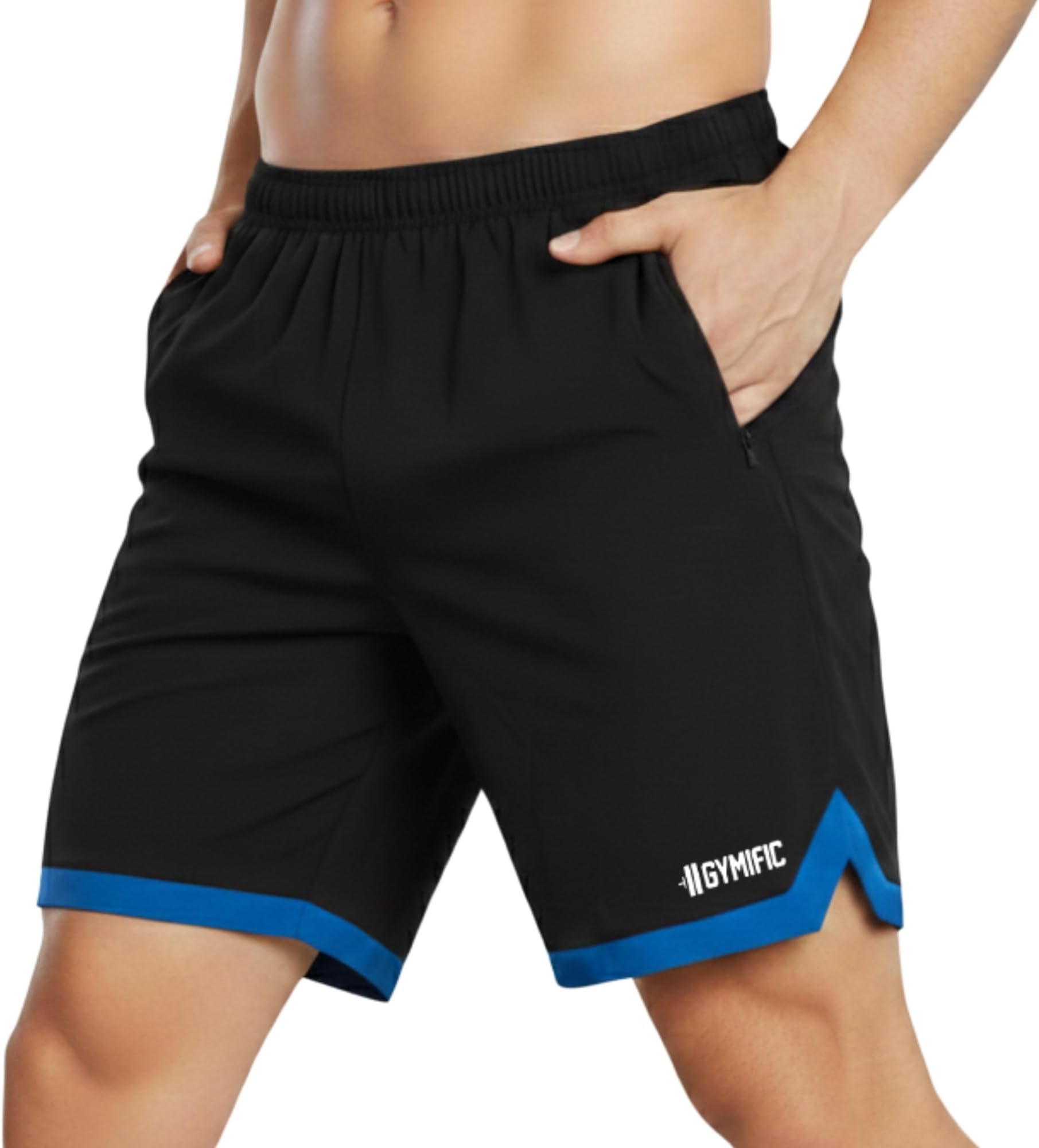 Mens Sports Training Running Dry Fit Solid Boxer Shorts | Premium Lightweight Stretchable Activewear Gym Shorts for Running, Workout, Training & Fitness