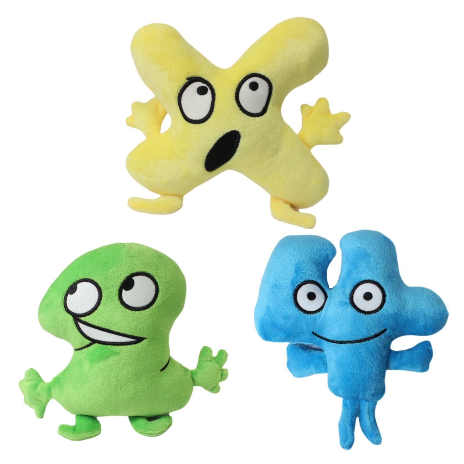 3Pcs Anime Two Four X Plush Toys Stuffed Plushies Cuddle Figure