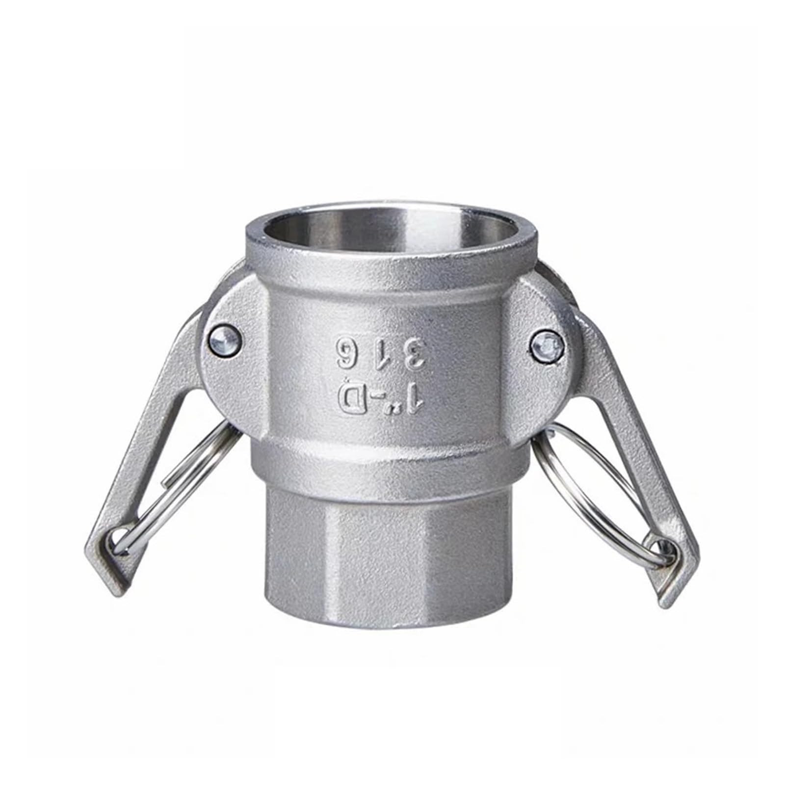 BSPT 1/2" 3/4" 1" 1-1/4" 1-1/2" 2" SS304 Edelstahl Homebrew Camlock Fitting Adapter Barb Camlock Quick Disconnect(D Type,2")