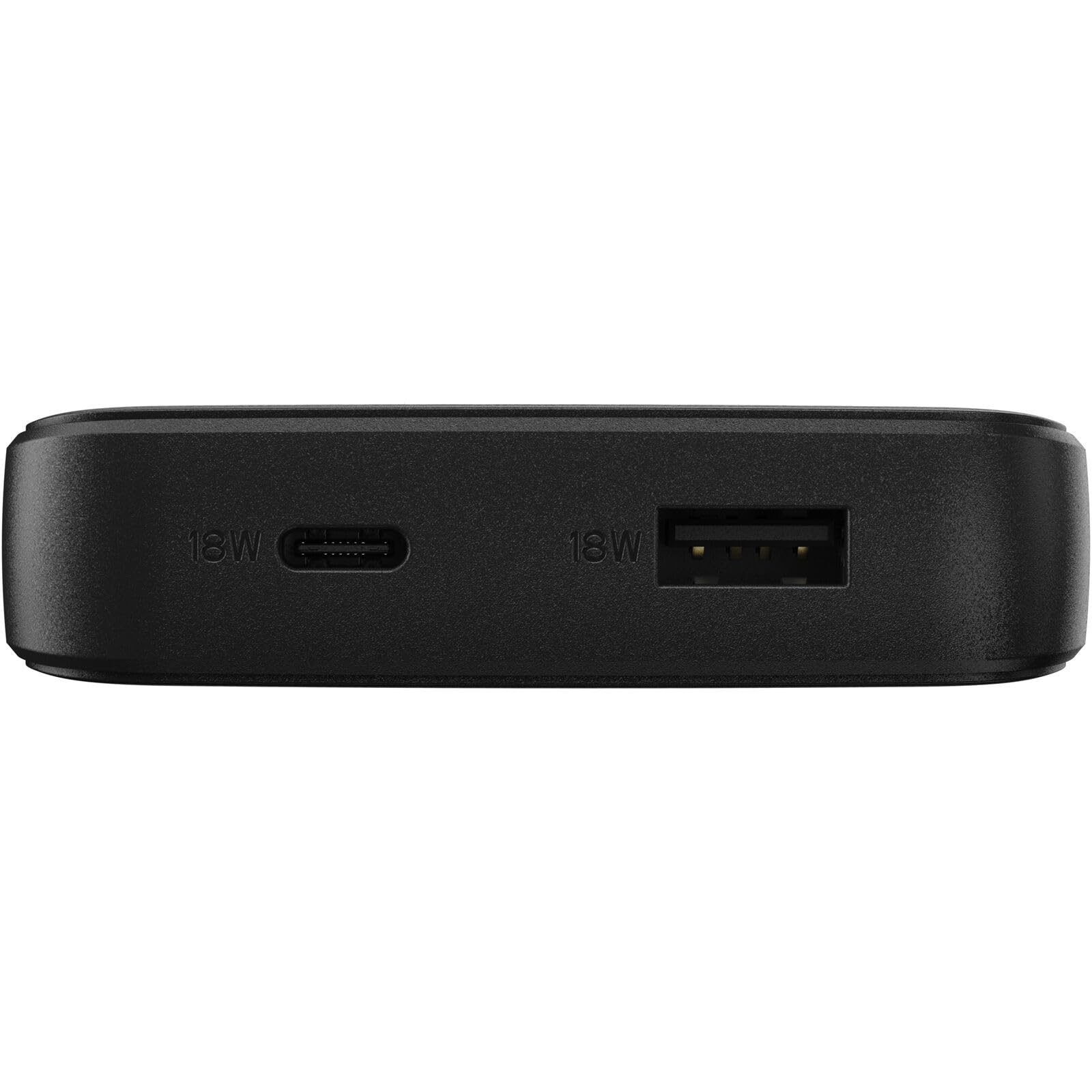 OtterBox Powerbank Fast Charge Wireless Qi 10W, Carica Portatile 10,000 mAh con Porte USB-A 18W e USB-C 18W, indicatore LED, Leggera, Design Anti Cadute e Durevole, Nero